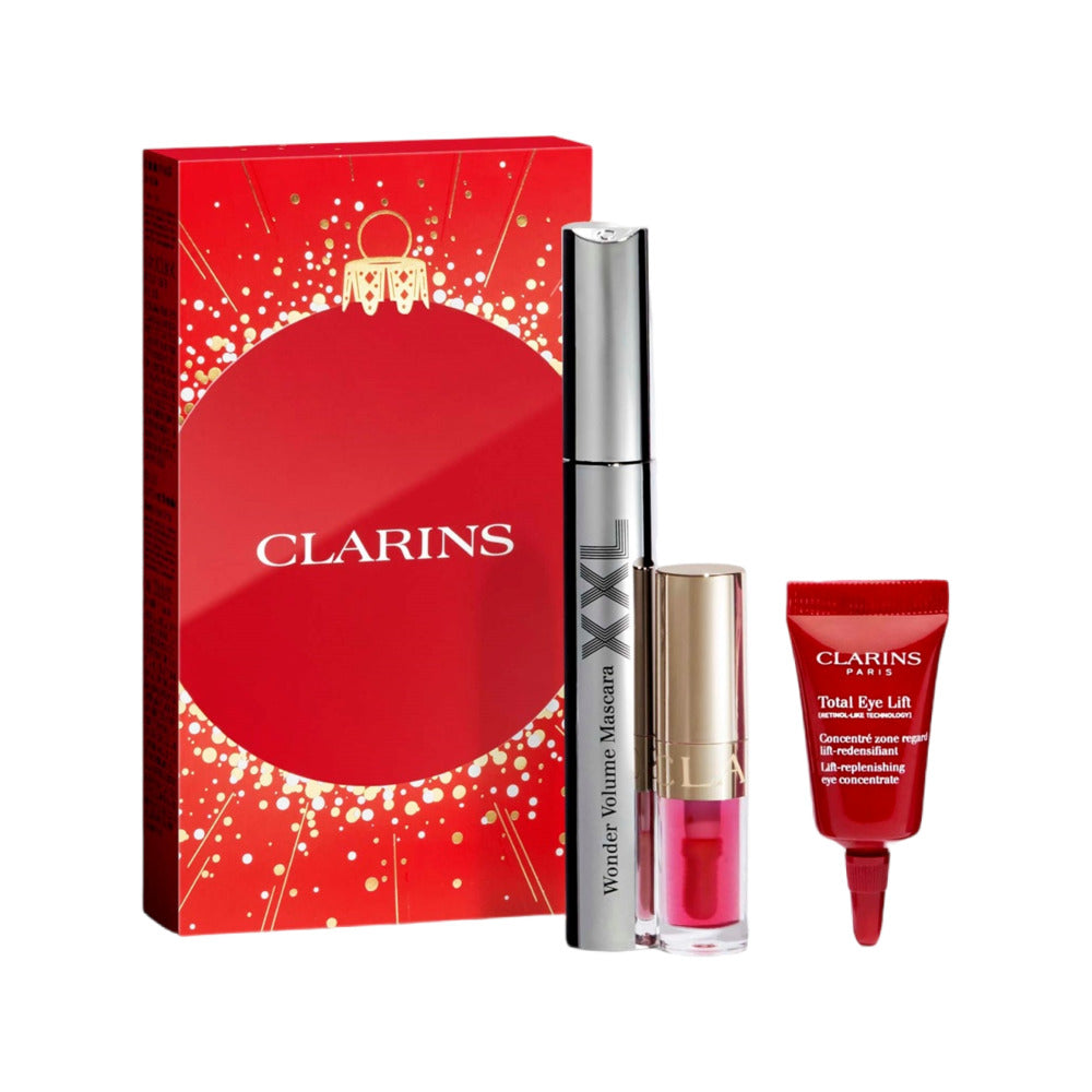 Clarins-2025-Christmas-XXL-Eyes-Gift-Set-–-Wonder-Volume-Mascara,-Total-Eye-Lift-&-Lip-Comfort-Oil-(3‑Piece)-1