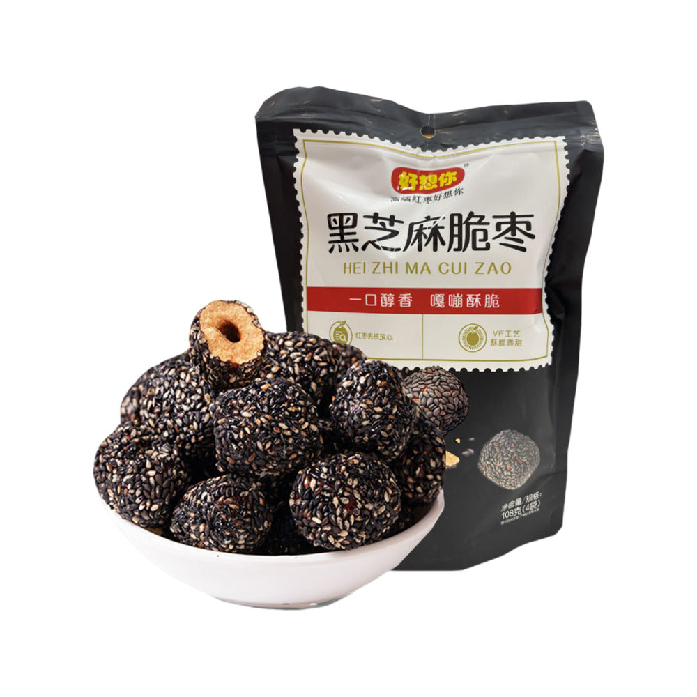 haoxiangni-black-sesame-crispy-jujube-108g-chinese-black-sesame-red-date-snack-bites-1