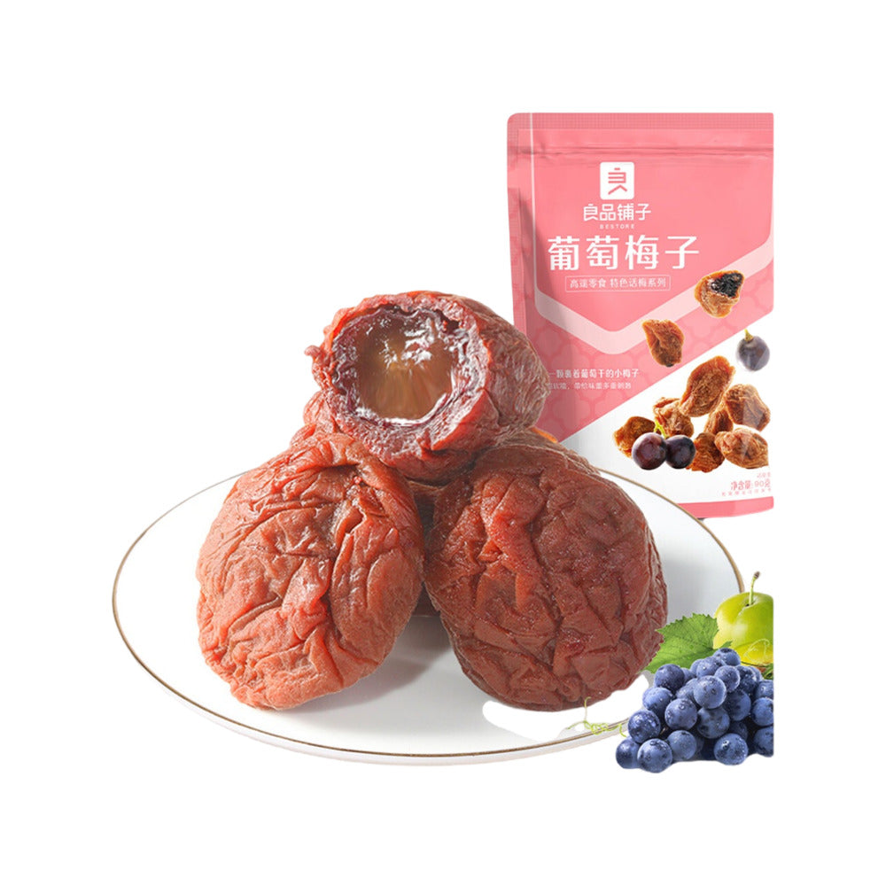Bestore-Grape-Flavoured-Preserved-Plums-90g---Soft-&-Chewy-Dried-Fruit-Snack-1