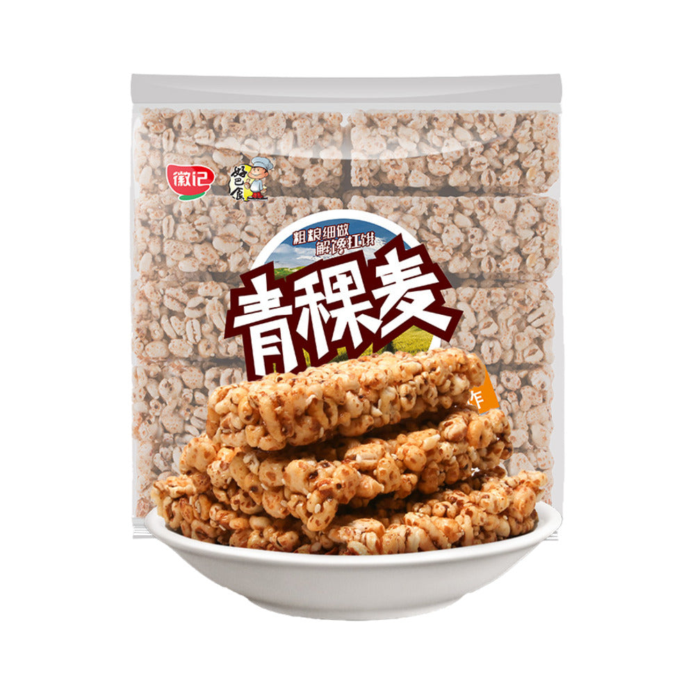 Huiji-Haobashi-Puffed-Highland-Barley-Bars-400g---Crispy-Cereal-Snack-Bars-1