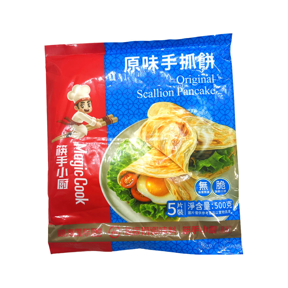 Haidilao-Magic-Cook-Original-Scallion-Hand-Grab-Pancakes-–-5-Pieces,-500g---Chinese-Layered-Flatbread-1