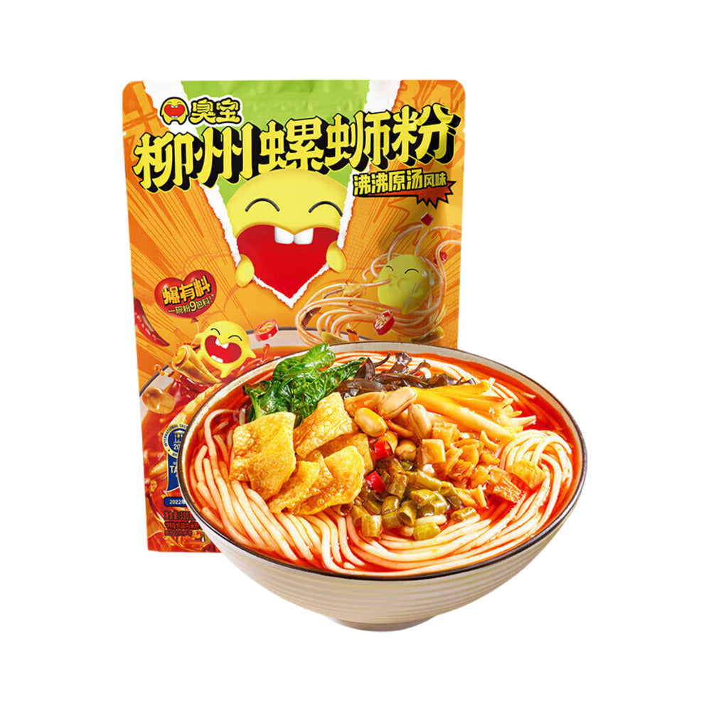 Choubao-Liuzhou-River-Snail-Rice-Noodles-–-Original-Broth-with-Extra-Pickled-Bamboo-Shoots-(2-Packs)-350g-1