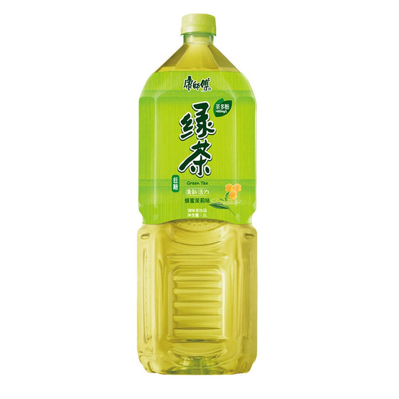 Master Kong Trà Xanh Ít Đường 2 L – vị lài mật ong thanh mát