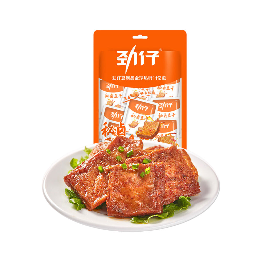 Jinzai-Secret-Braised-Tofu-Snack-–-Savory-Soy-Sauce-Flavor-108g---Braised-Dougan-Soybean-Curd-Snack-1