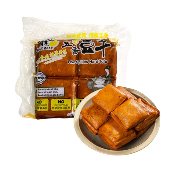 Mix Bean Five-Spice Hard Tofu 230g – Ready-to-Eat Pressed Tofu