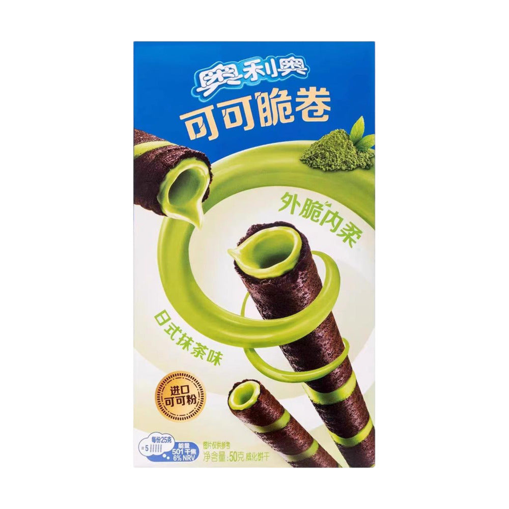 Oreo-Cocoa-Wafer-Rolls-–-Japanese-Matcha-Cream-Filling-50g---Matcha-Wafer-Sticks-1