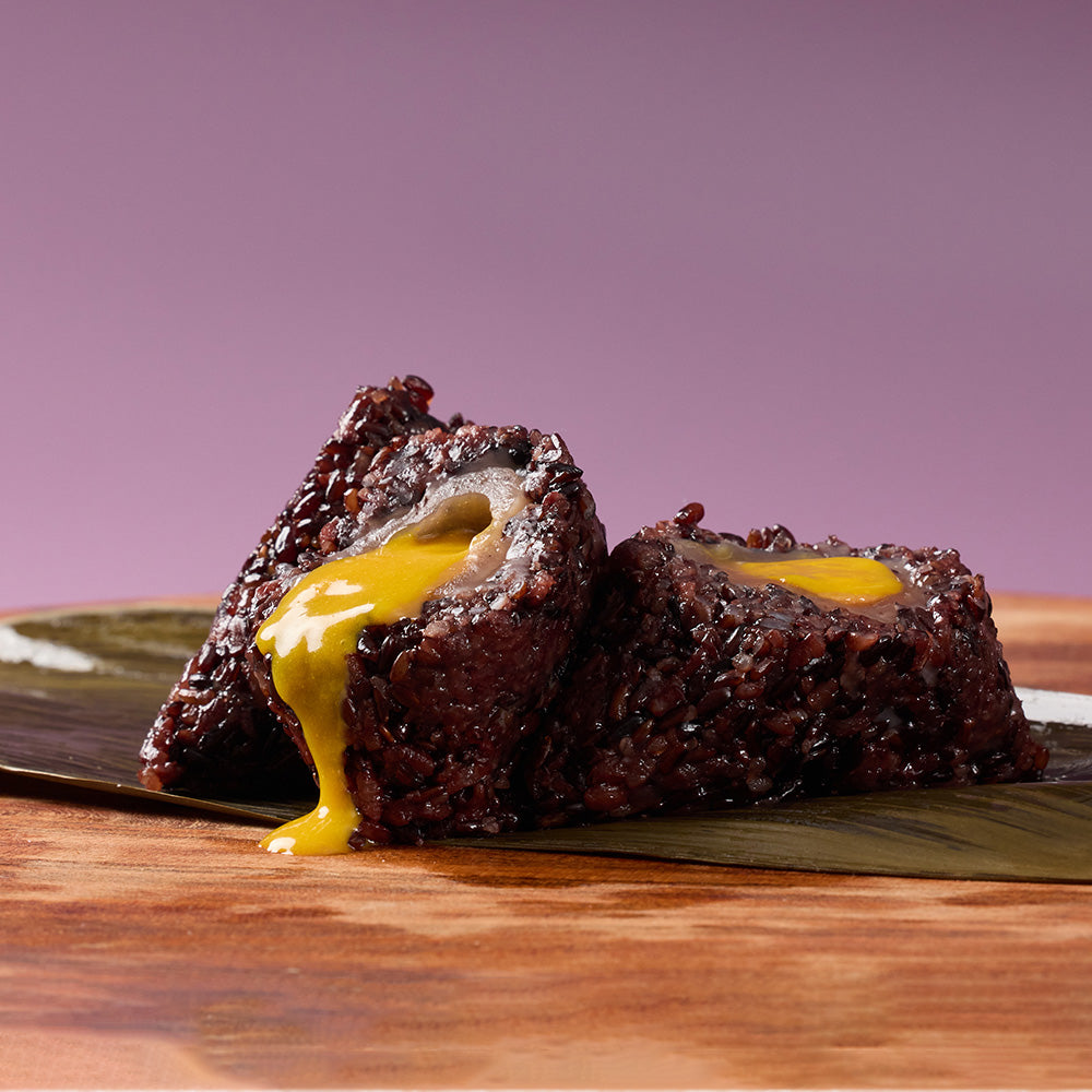 Ommi's Frozen Purple Rice and Taro Lava Zongzi - Pack of 6-1