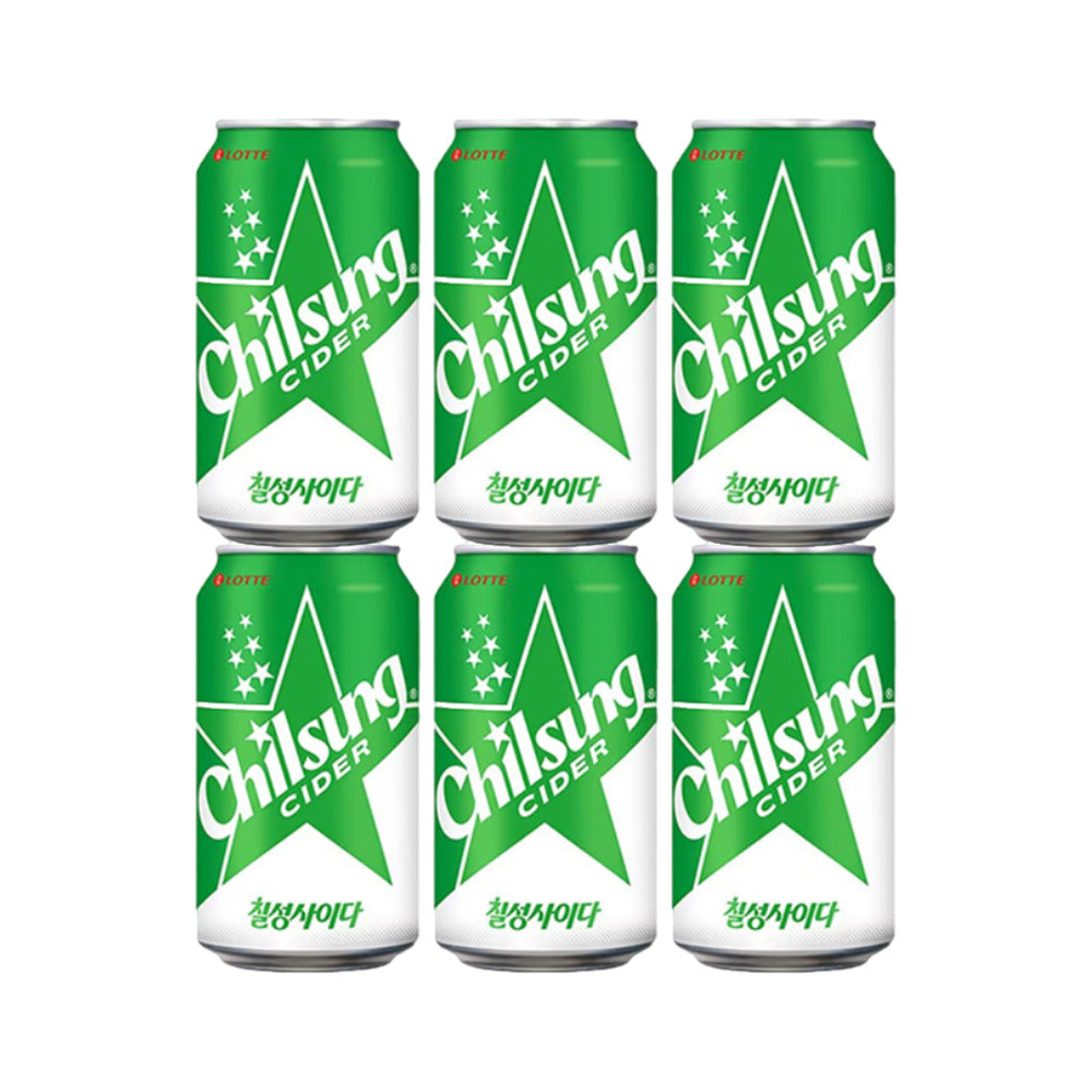 Lotte-Chilsung-Cider-Lemon-Lime-Soda-355ml-x-6-Cans-1