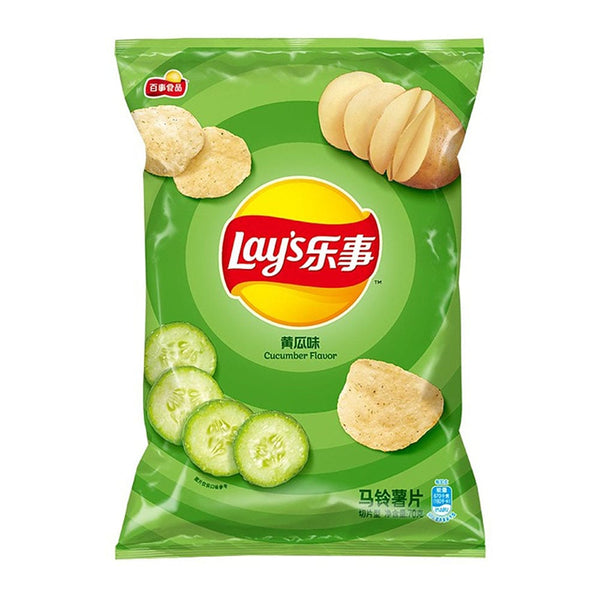 Lay's Cucumber Flavoured Potato Chips 70g