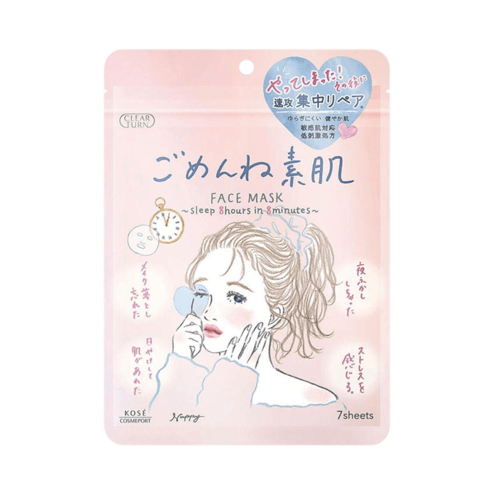 Kose-Cosmeport-Clear-Turn-Moisturizing-Face-Mask-–-7-Sheets-1