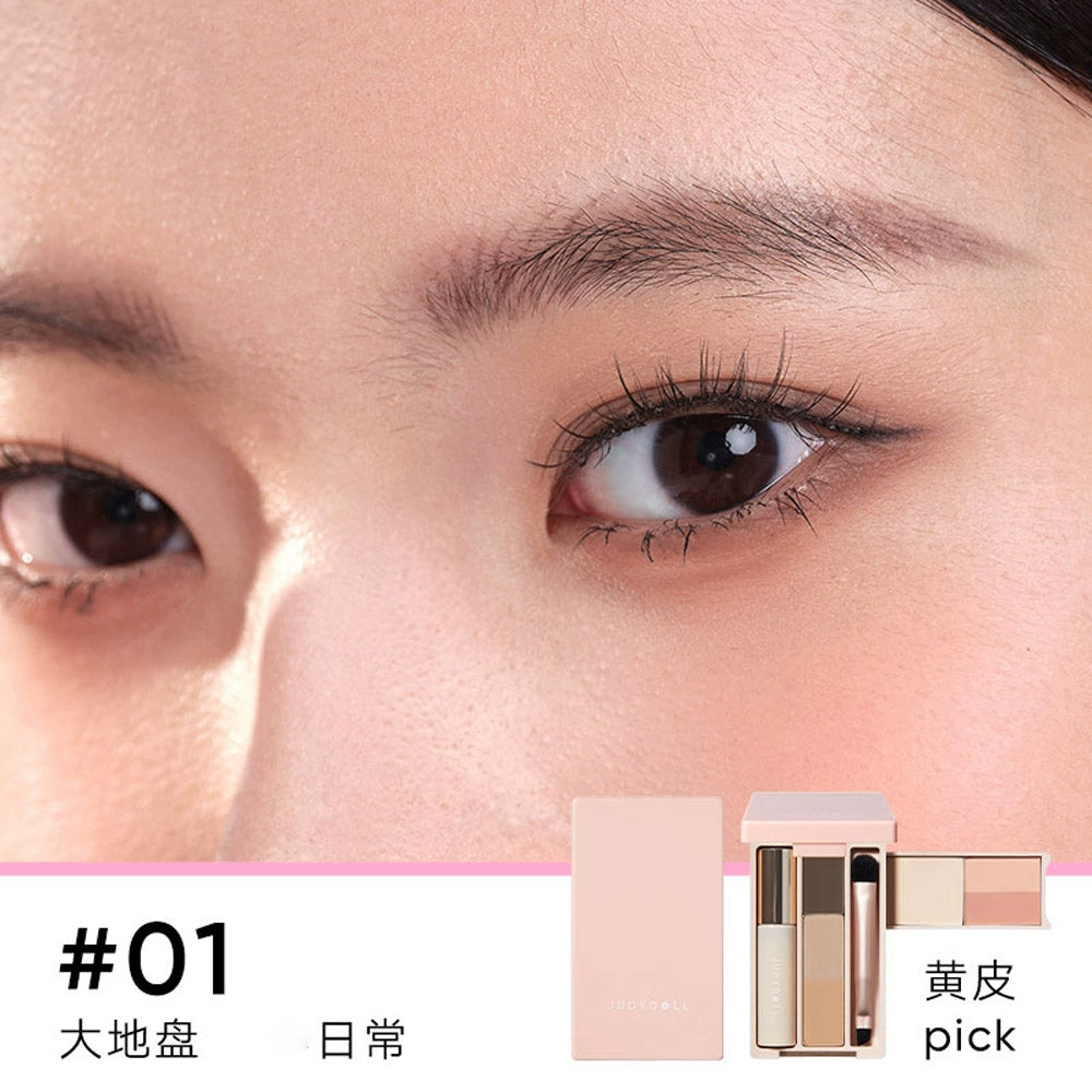 Judydoll-Mini-Eyeshadow-Palette-01-Earth-Tones---9.5g-1