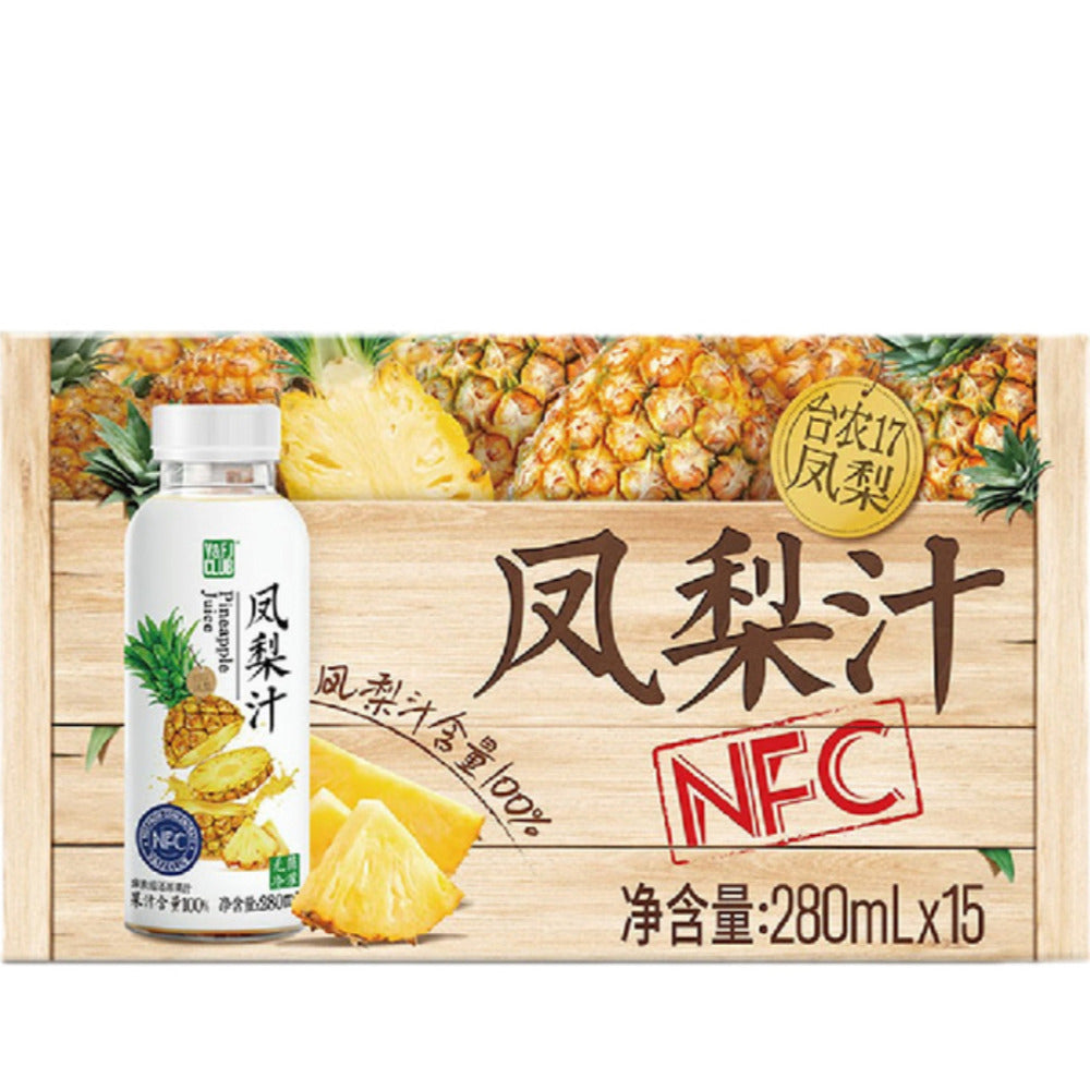 Weifuka-100%-NFC-Pineapple-Juice-280ml-x-15-–-Limited-Import-1