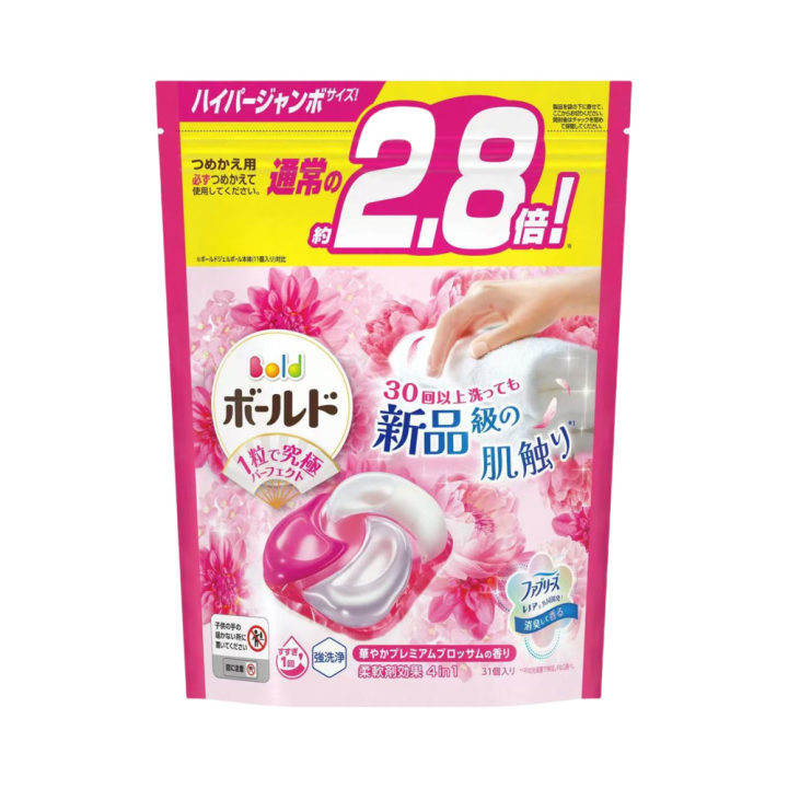 P&G Bold Laundry Pods Refill - Pink Rose Scent, 31 Pods