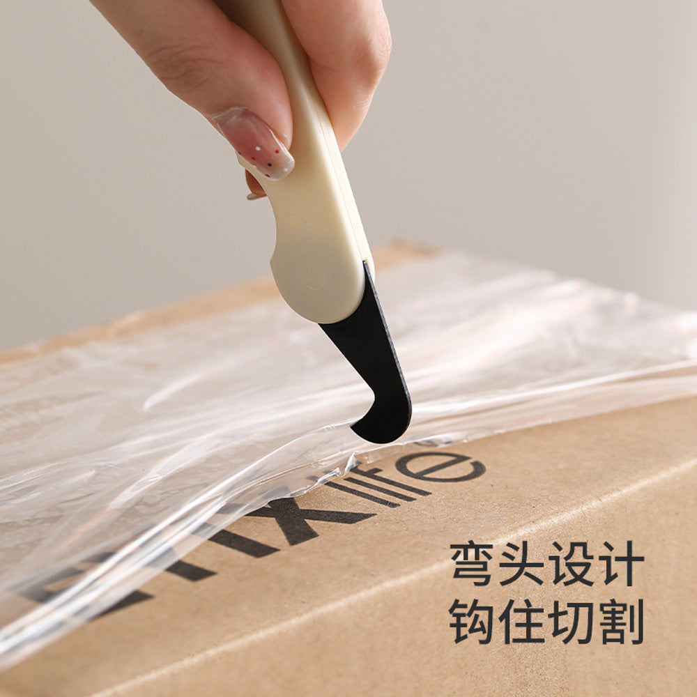 FaSola-Double-Headed-Utility-Box-Cutter-Knife---Beige,-2-Pack-2