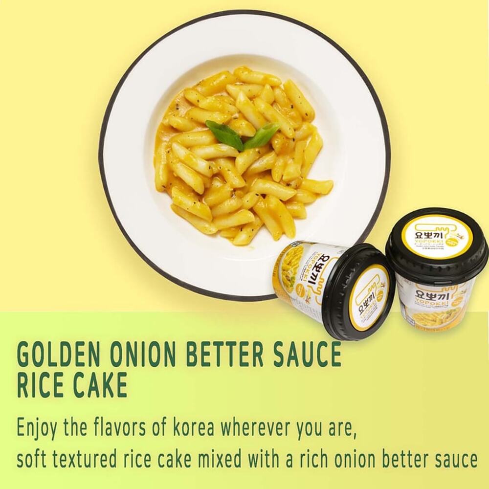 Yopokki-Golden-Onion-Butter-Tteokbokki-Cup-120g---Instant-Korean-Rice-Cake-2
