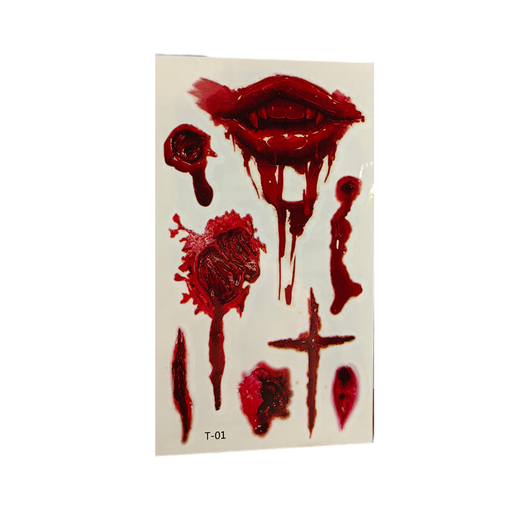 Halloween-Realistic-Scar-Tattoo-Stickers---Style-A,-10-Sheets-X3-1