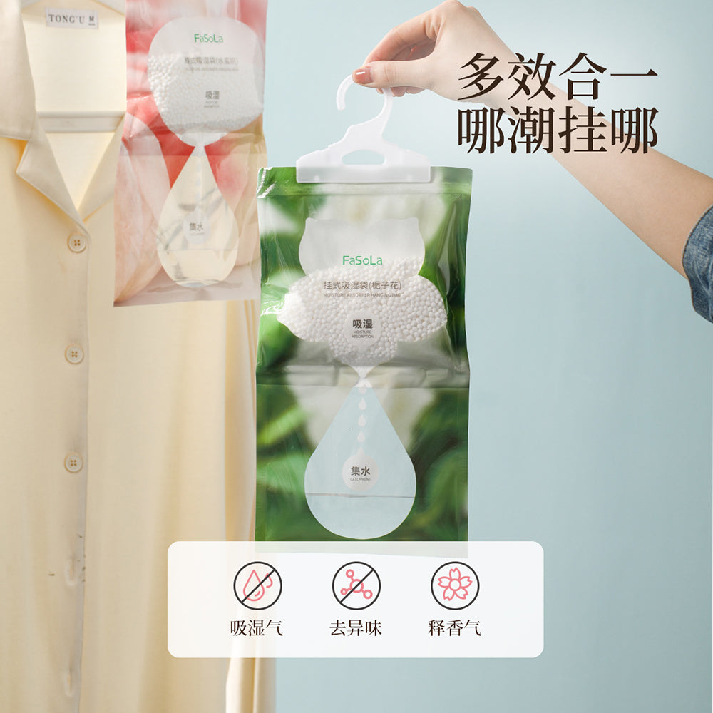 FaSoLa-Hanging-Moisture-Absorber-Bags---Peach-Scent,-5-Pack-1