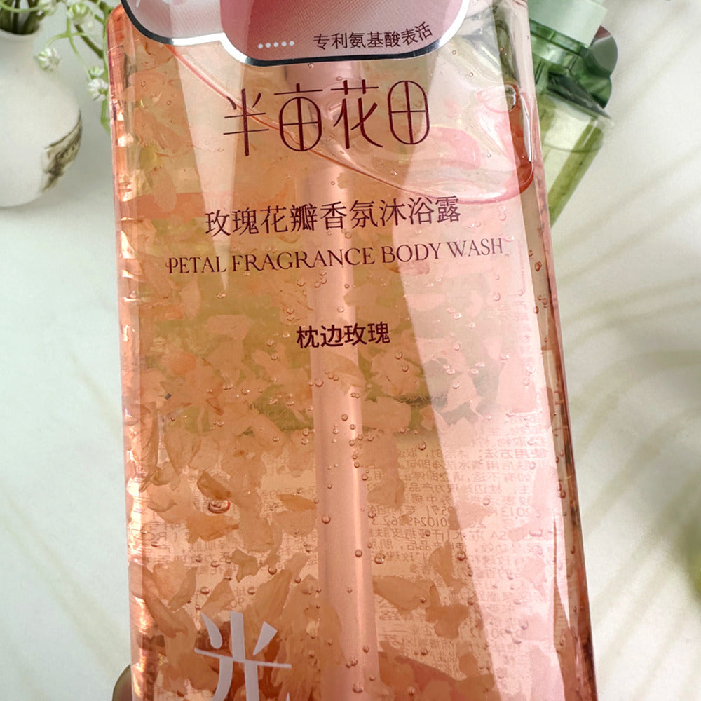 Banmu-Huatian-Petal-Fragrance-Body-Wash-–-Bedside-Rose-500g---Rose-Petal-Infused-Shower-Gel-2