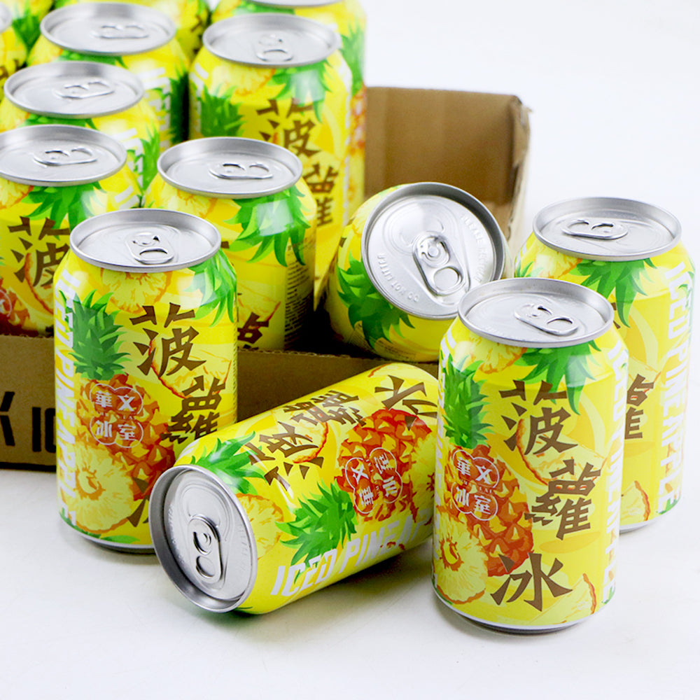 Hua-Wen-Ice-Room-Iced-Pineapple-Drink---315ml-x-24-Cans-1