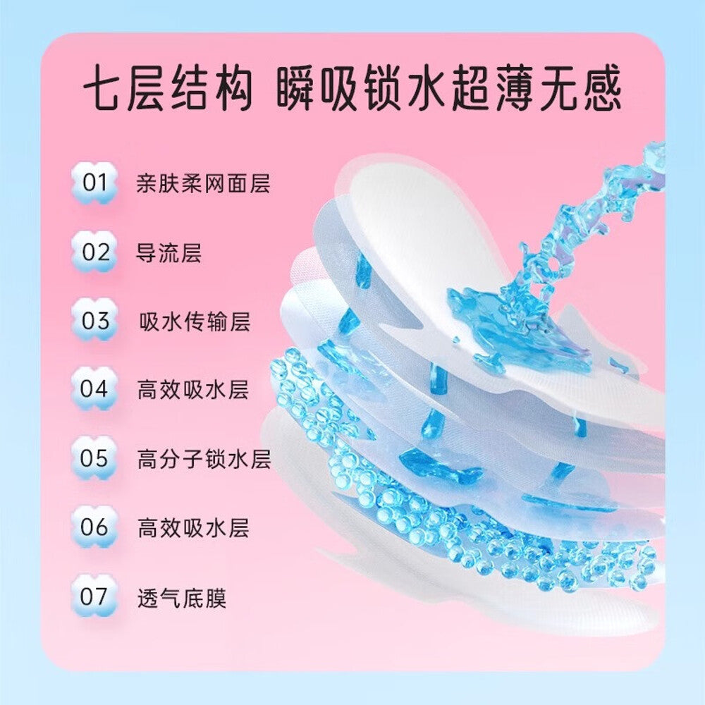 Seven-Space-Elegant-Series-Fresh-Day-Use-Sanitary-Pads---10-Pieces,-245mm-1