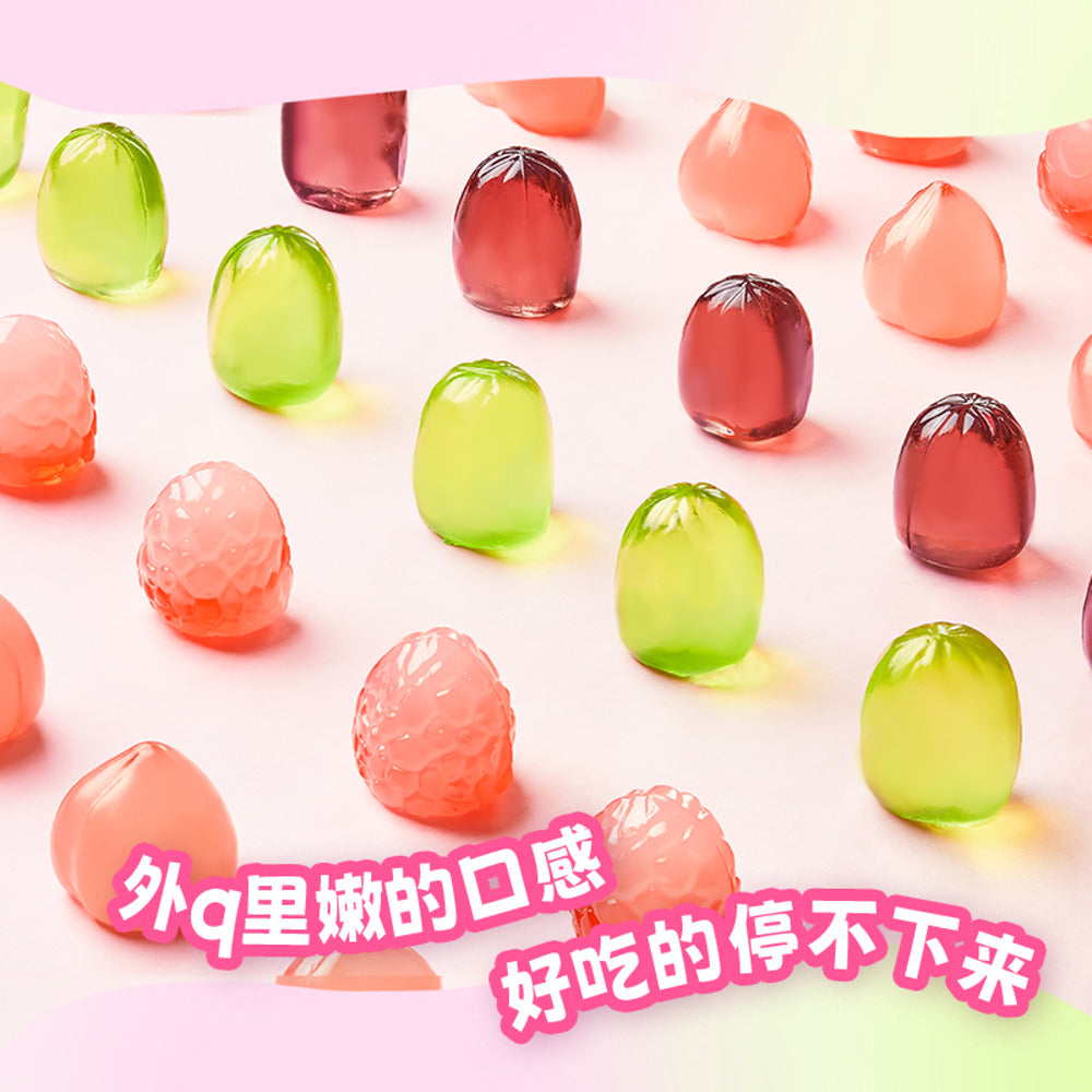 Xinqitian-Bobo-3D-Peelable-Grape-Gummies-75g---Peel-Off-Grape-Shaped-Chewy-Candy-2