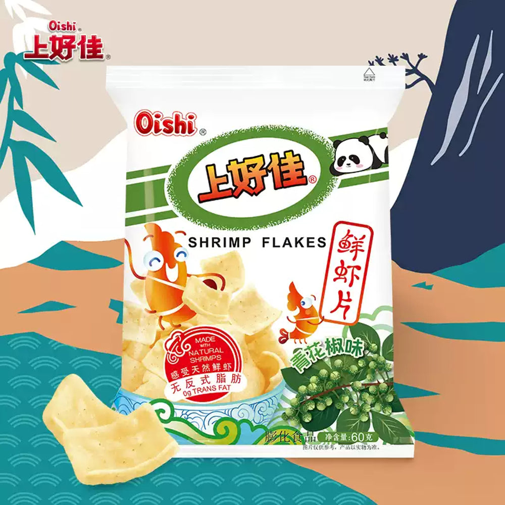 Oishi-Shrimp-Flakes-–-Green-Sichuan-Pepper-Flavor-60g-2