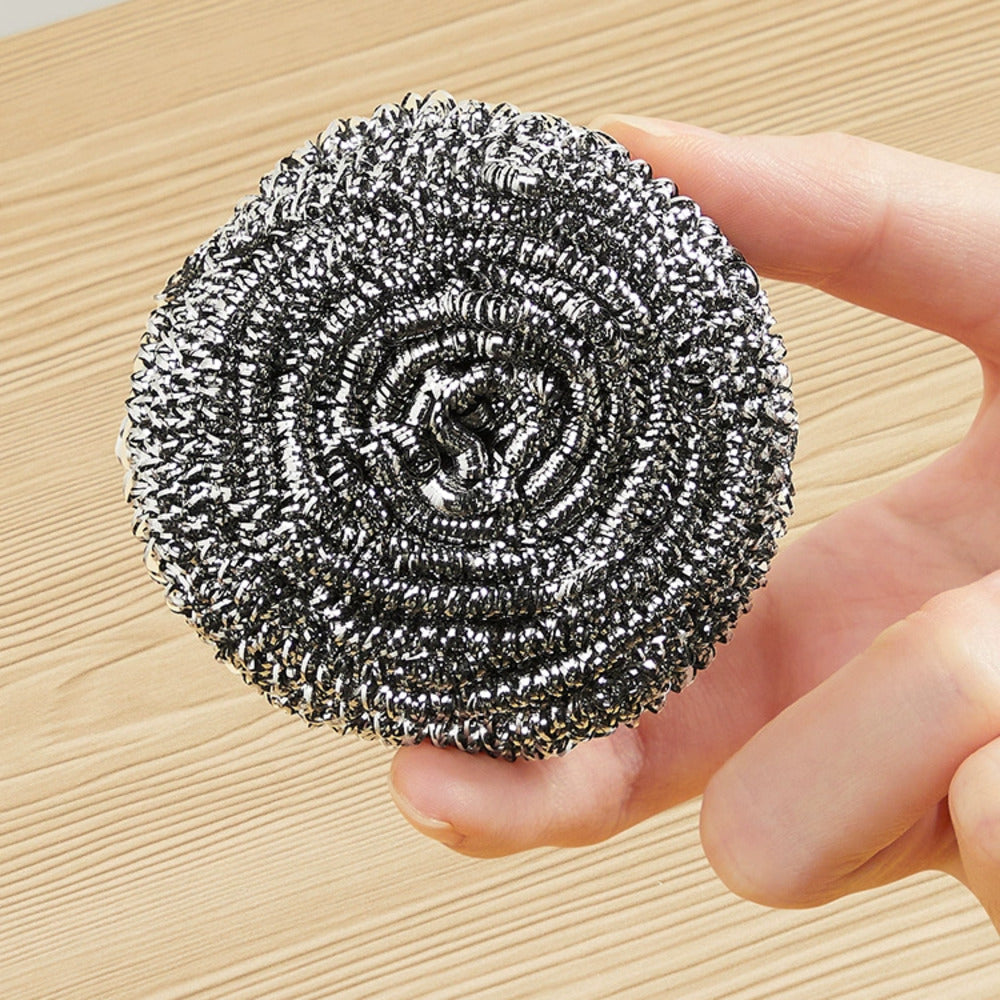 Cooker-King-Heavy-Duty-Stainless-Steel-Scouring-Pads-(Large)-–-Pack-of-6---Steel-Wool-Scrubbers-for-Pots,-Pans-&-Kitchen-Cleaning-2