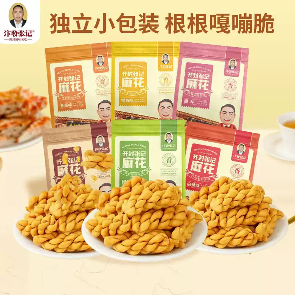 Kaifeng-Zhangji-Spicy-Fried-Dough-Twists-258g---Chinese-Mahua-Snack-2