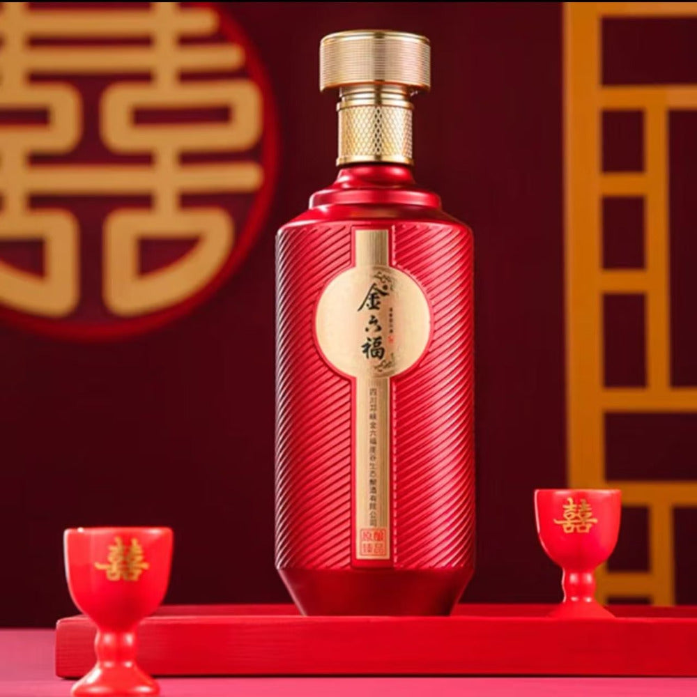 Jinliufu-Longevity-Chinese-Red-Light-Aroma-Baijiu-53%-500ml-1