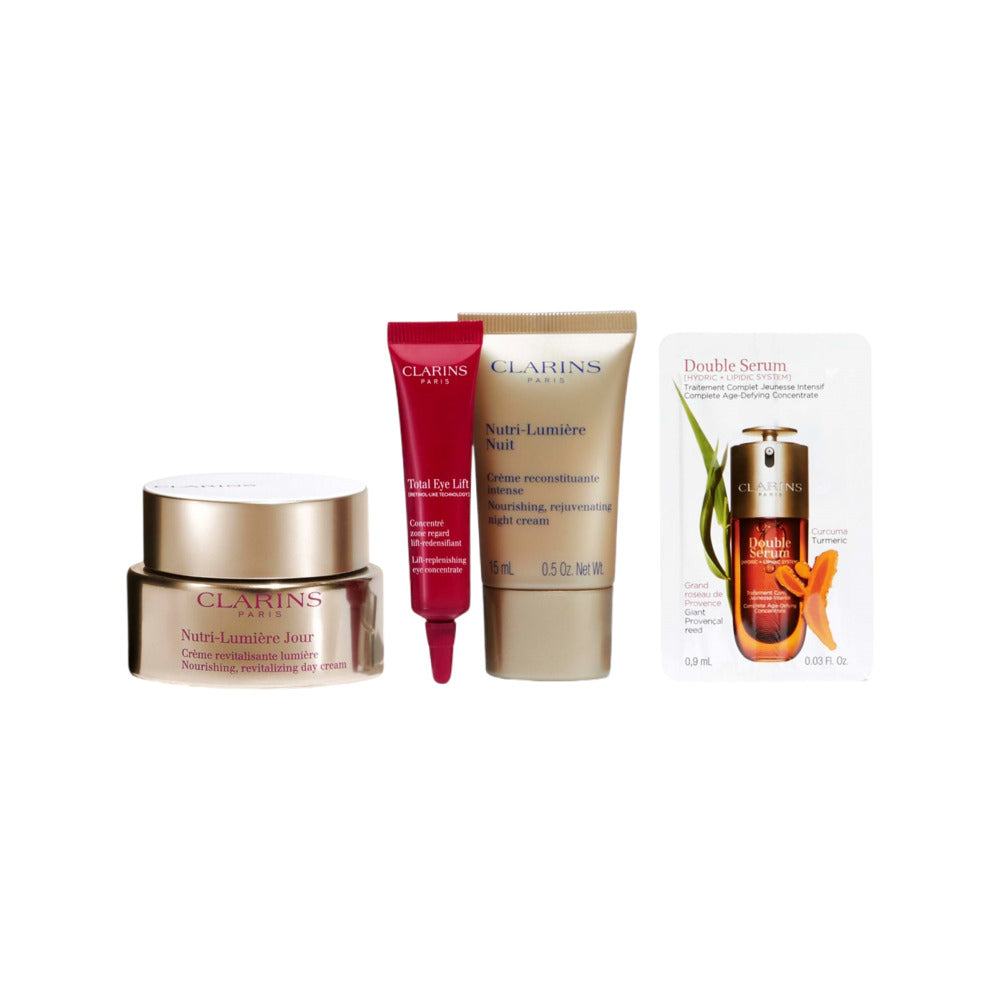 Clarins-Nutri-Lumière-Day-Cream-Christmas-Gift-Set-(2025)-–-4-Piece-2