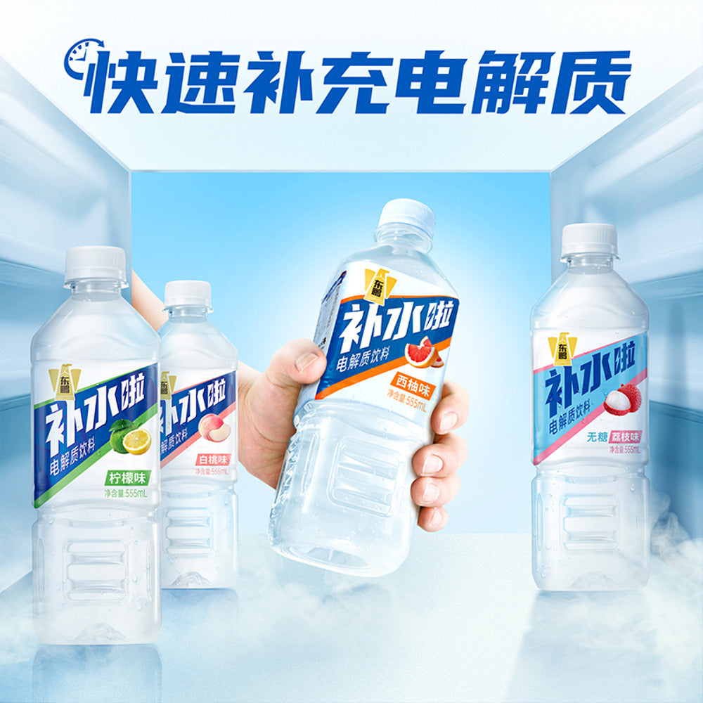 Dongpeng-Hydration-Electrolyte-Drink---White-Peach-555ml-x-24-Bottles---Sports-Drink-2