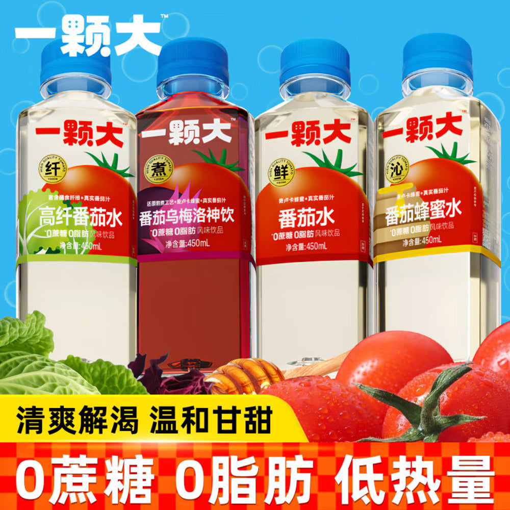 Yike-Da-High-Fiber-Tomato-Water-450ml-x-15-Bottles---Zero-Sugar,-Low-Calorie-2