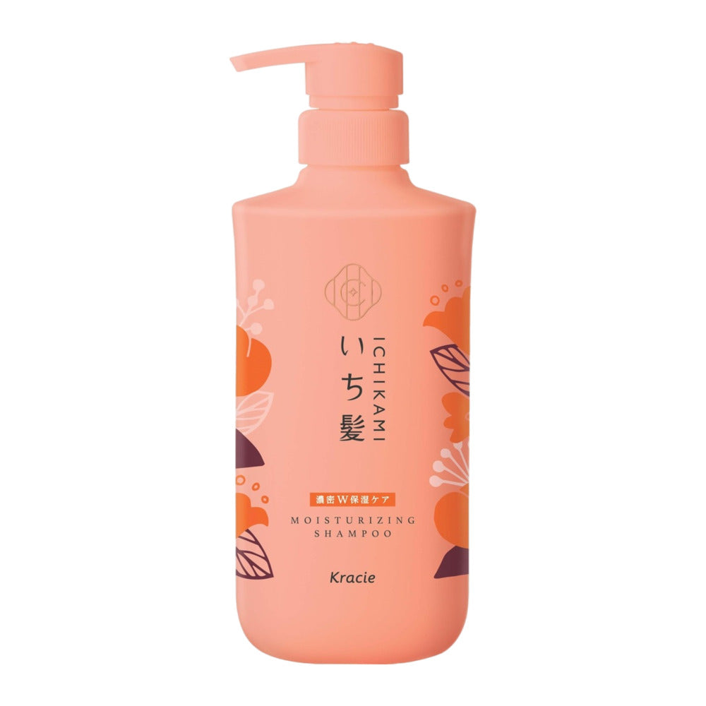 Kracie-Ichikami-Moisturizing-Shampoo-&-Conditioner-Set-480ml-x-2---Apricot-&-Cherry-Blossom-Scent-2