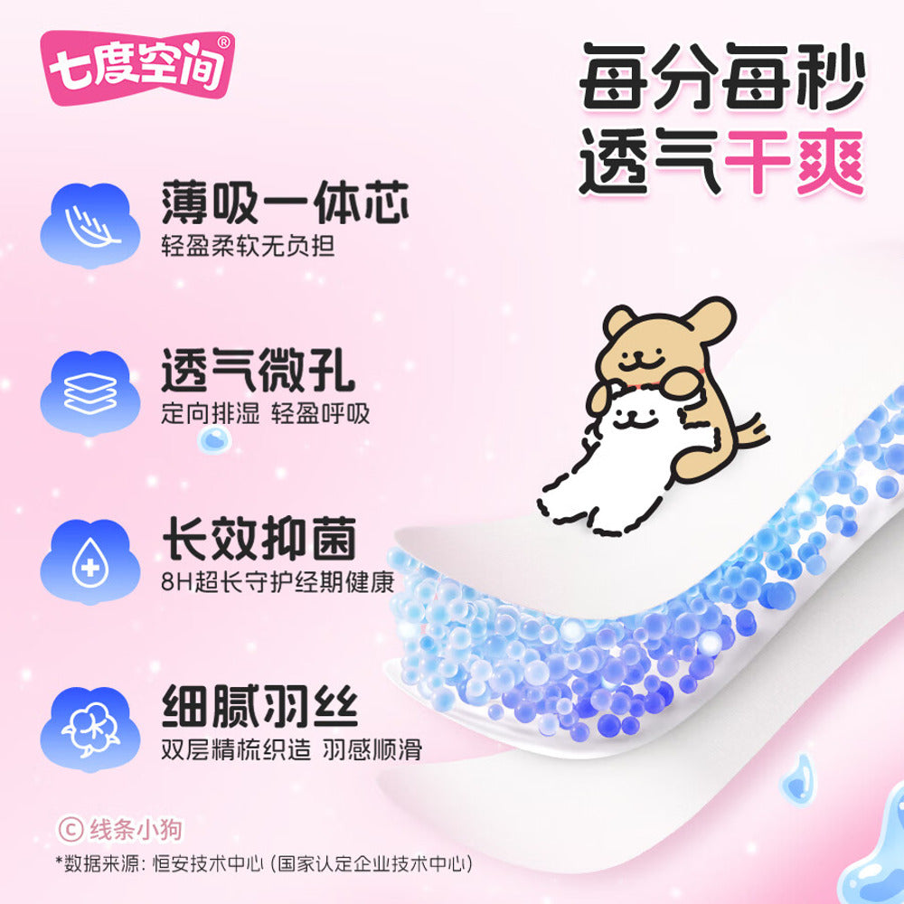 Space-7-Teen-Series-Ultra-Thin-Breathable-Cottony-Night-Pads-420mm,-5-Count-–-Linedog-Edition-2