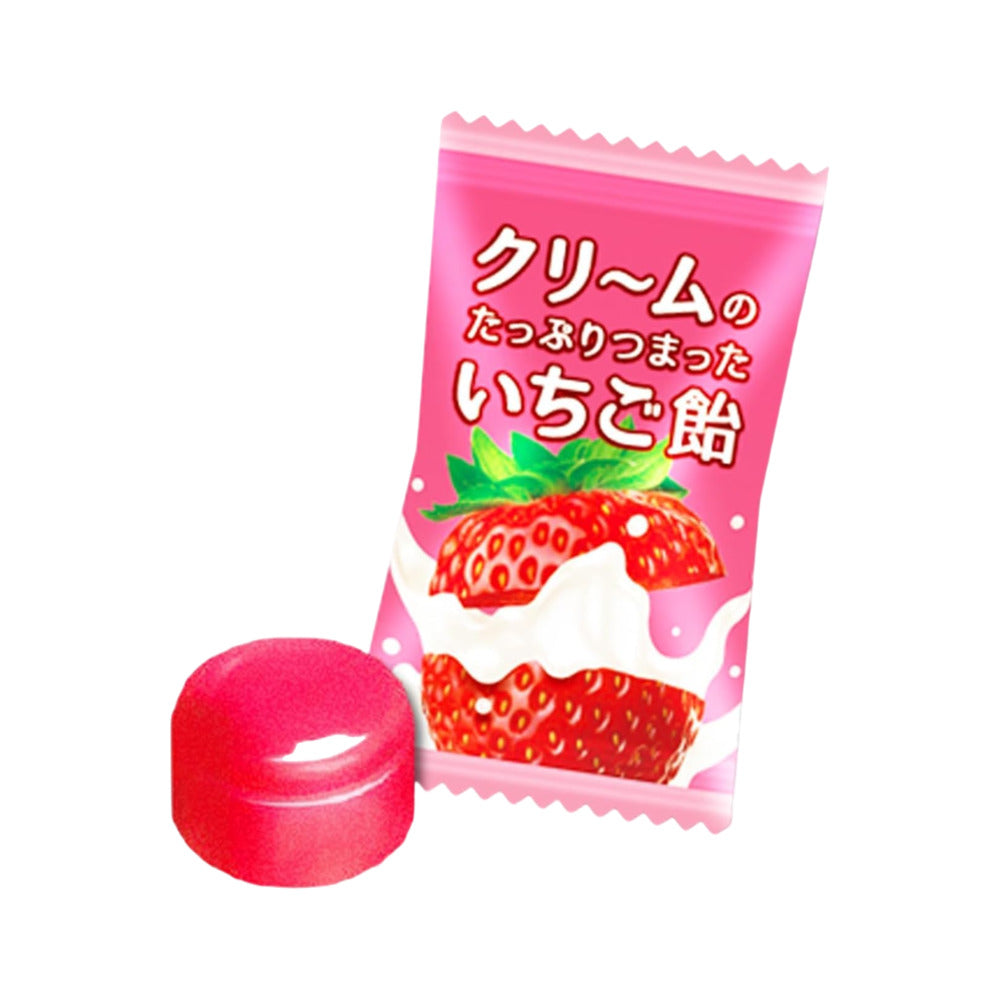 UHA Mikakuto Hard Candy Strawberry Flavor - 45g-1