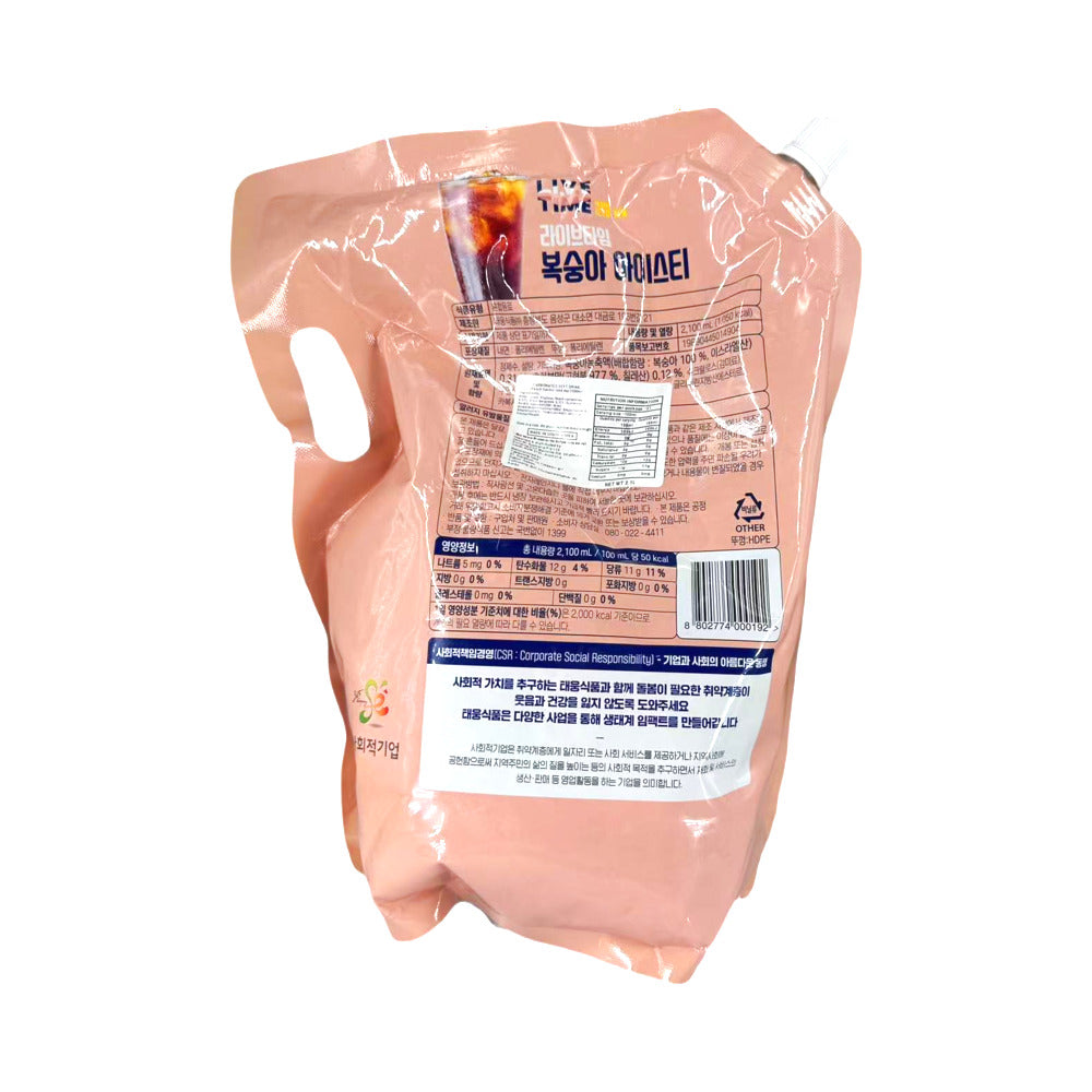 LIVE-TIME-Peach-Iced-Tea-Drink-Pouch---2.1L-1
