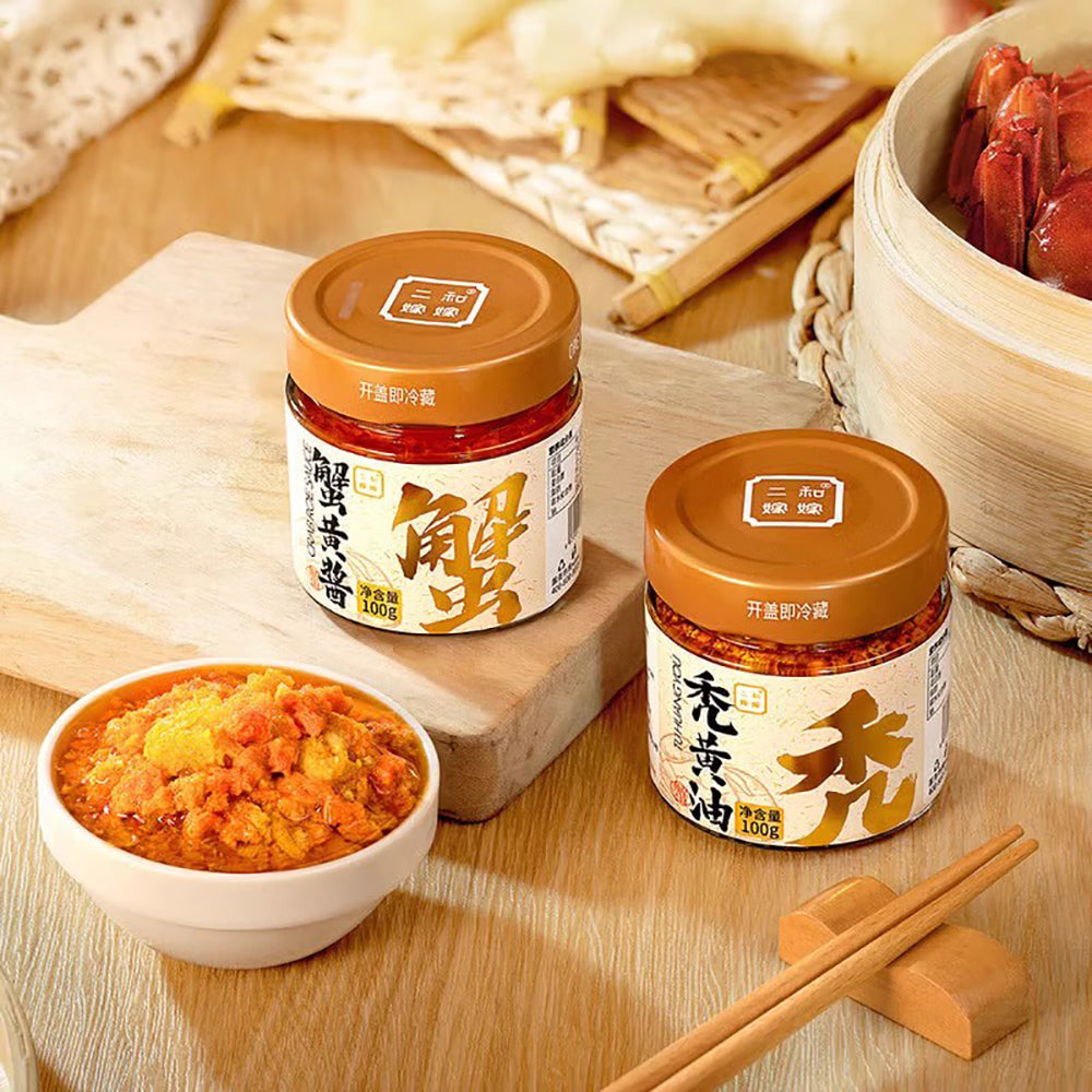 Erhe-JiaJia-Crab-Roe-Sauce-100g-x-3-Jars-1