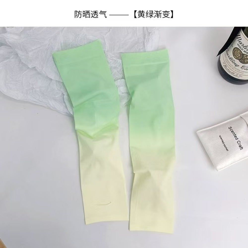 Ombre-UV-Cooling-Arm-Sleeves-with-Thumb-Hole-–-Random-Color-2