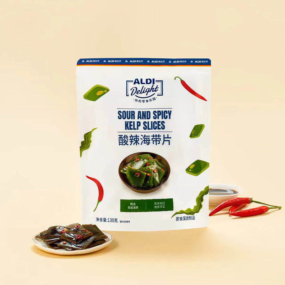 ALDI-Delight-Sour-&-Spicy-Kelp-Slices-130g-–-Limited-Import---Ready-to-Eat-Pickled-Seaweed-Snack-2