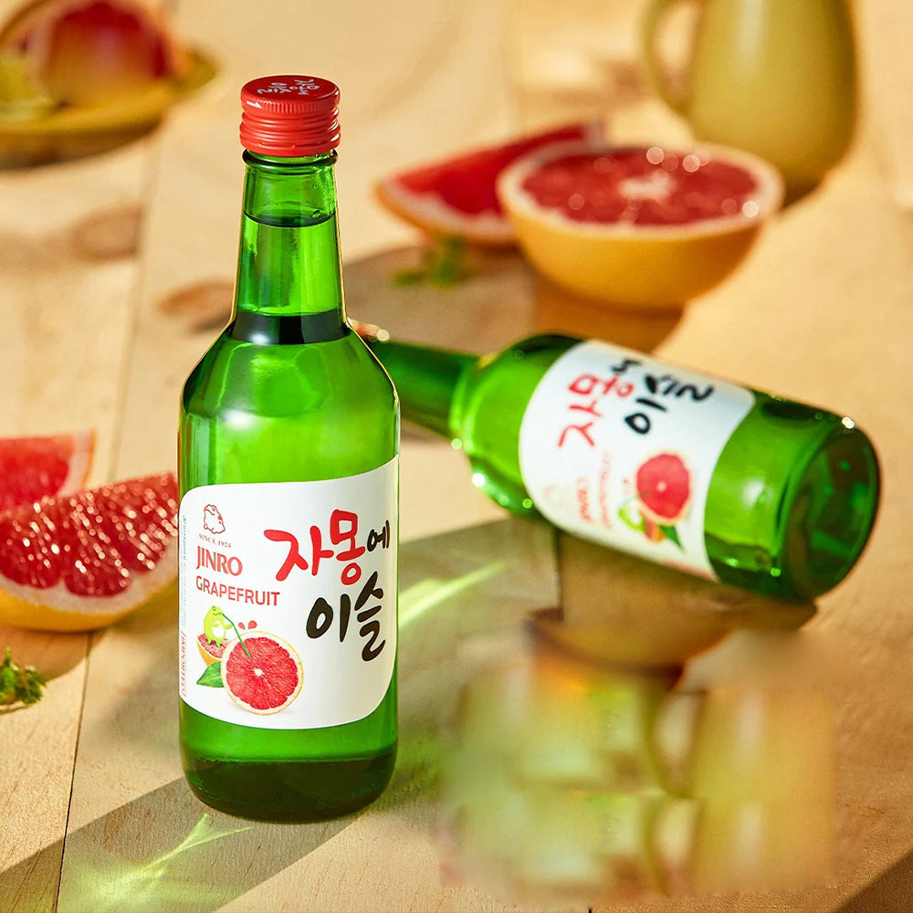 Jinro Grapefruit Soju - 13% ABV, 360ml