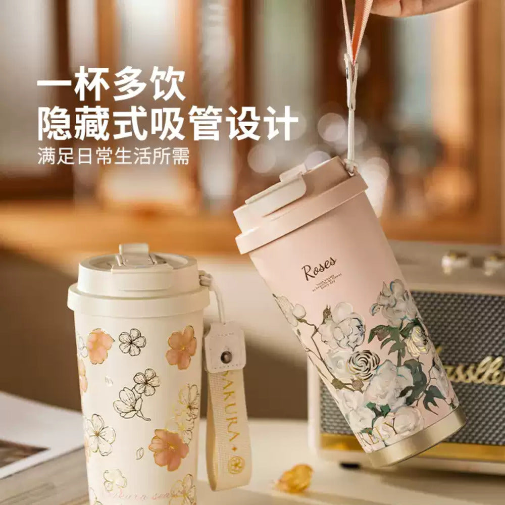 Modern-SweetHome-Sakura-Pink-Coffee-Thermos-Cup---500ml-1