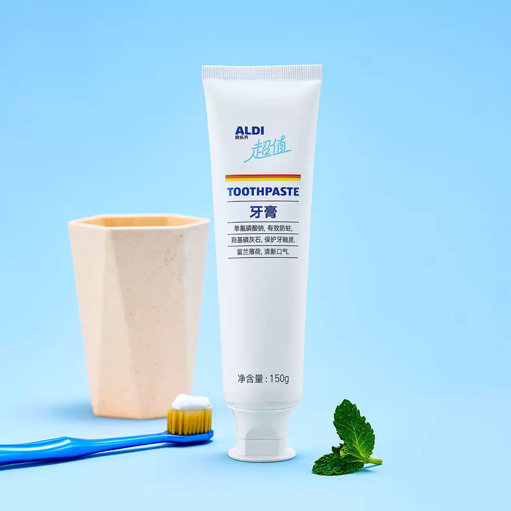 ALDI-Value-Fresh-Mint-Anti-Cavity-Toothpaste-150g-–-Limited-Import-2