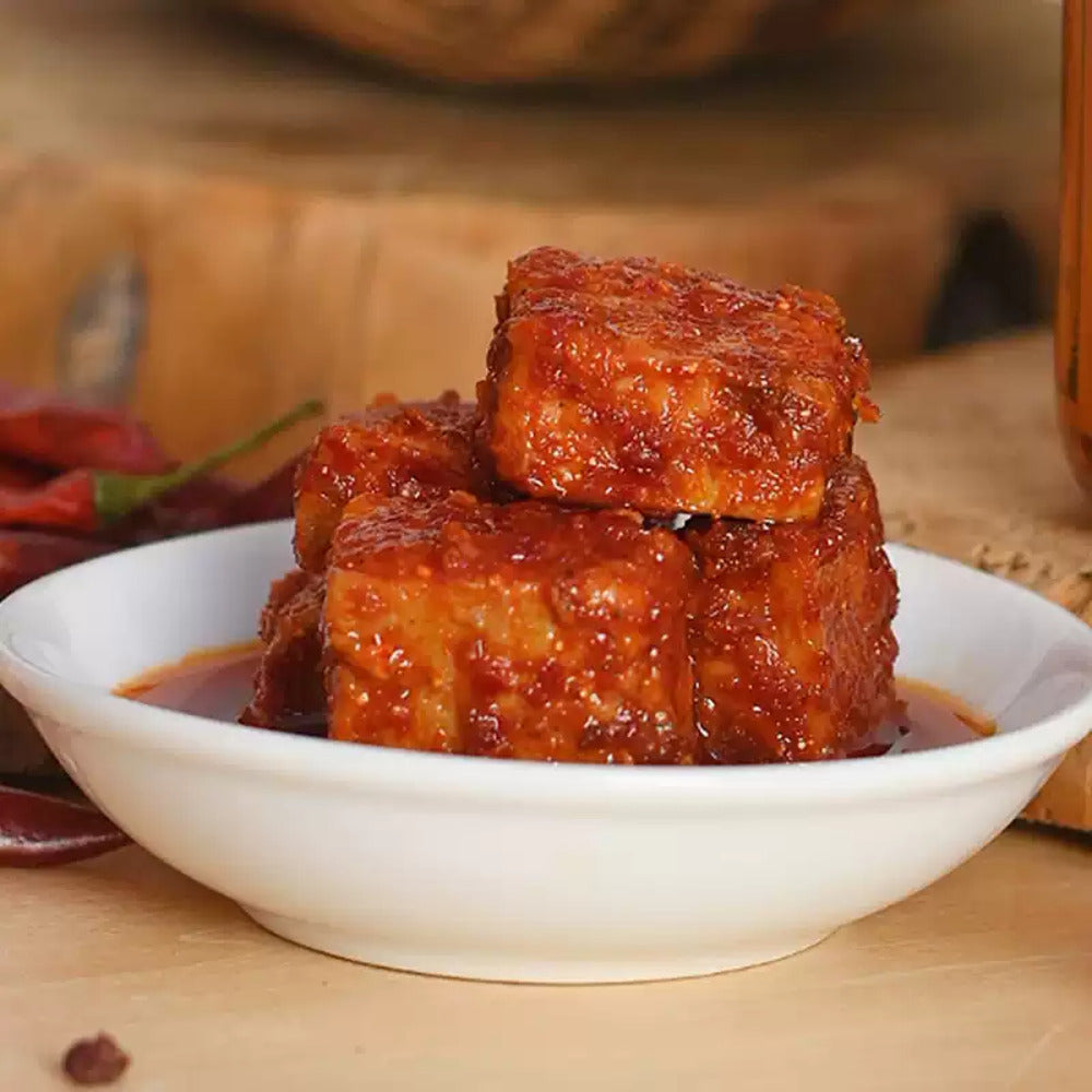 Tiantai-Yangquan-Chili-Oil-Fermented-Bean-Curd-200g---Chinese-Fermented-Tofu-(Furu)-2