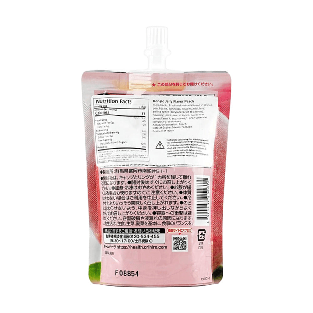 Orihiro-Japanese-Konjac-Jelly,-Zero-Calorie,-White-Peach-Flavour,-130g-3