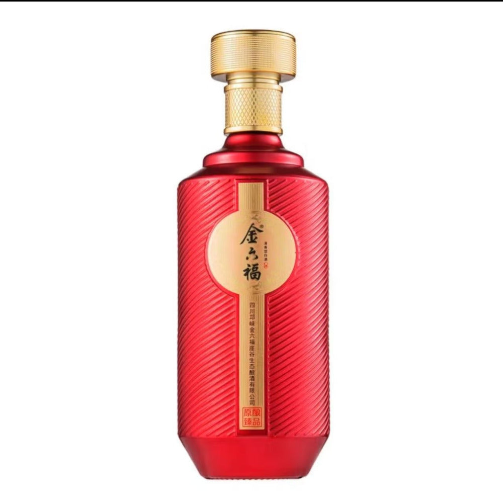 Jinliufu-Longevity-Chinese-Red-Light-Aroma-Baijiu-53%-500ml-1