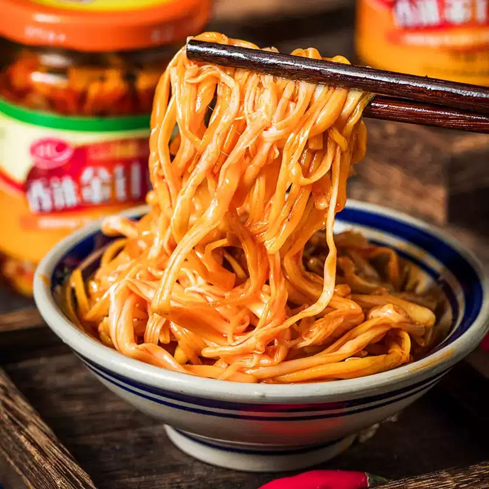 Huichuan-Pickled-Enoki-Mushrooms-with-Green-Sichuan-Pepper-(Tengjiao)-145g-–-Tingling-Spicy-Sichuan-Condiment-3