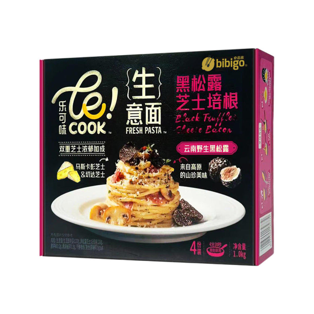 bibigo-le!-COOK-Fresh-Pasta-–-Black-Truffle-Cheese-&-Bacon-250g-x-4-–-Limited-Import-3
