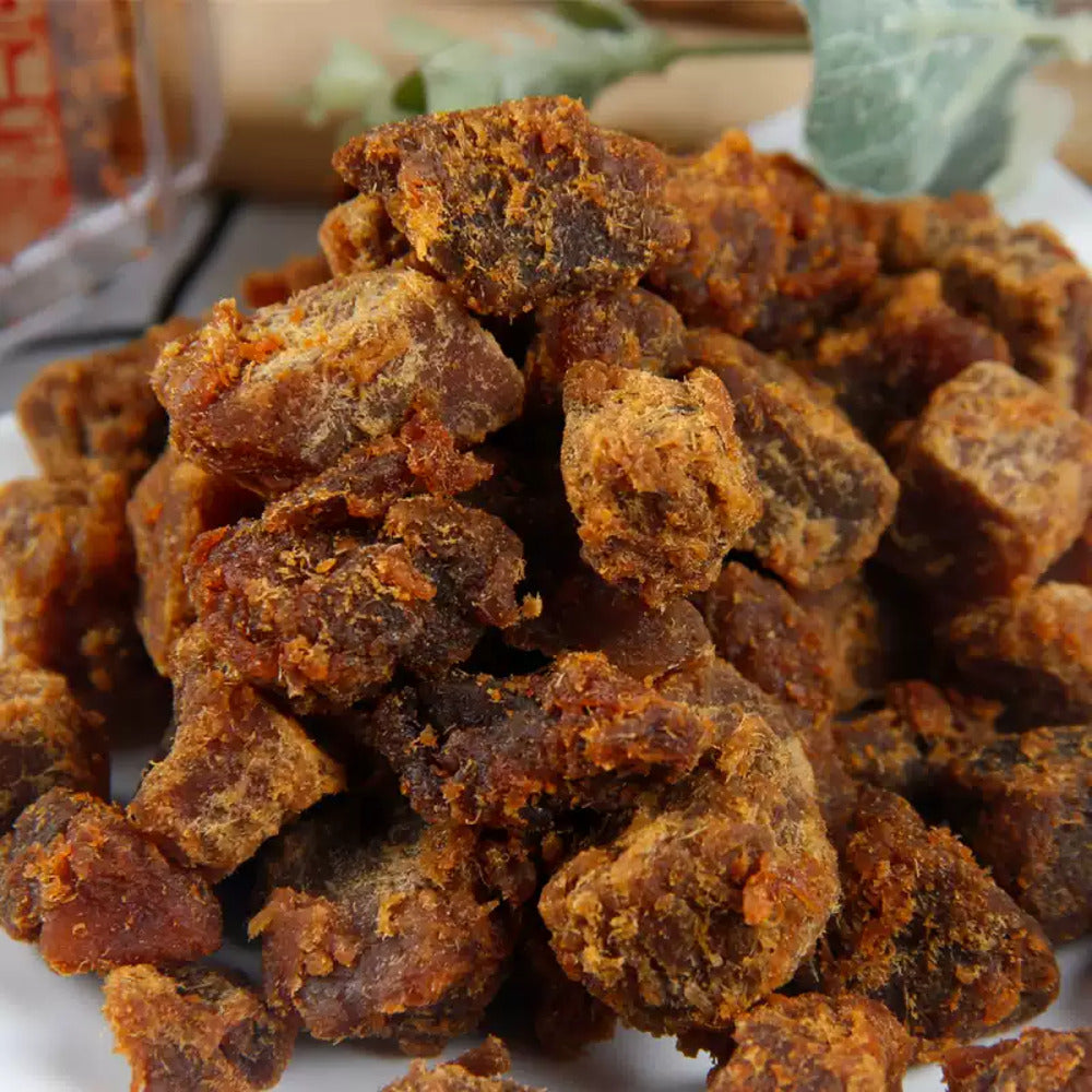 Quan-Jia-Fu-Macau-Style-Meat-Cubes,-XO-Sauce-Flavor-200g---Jerky-Bites-Snack-3