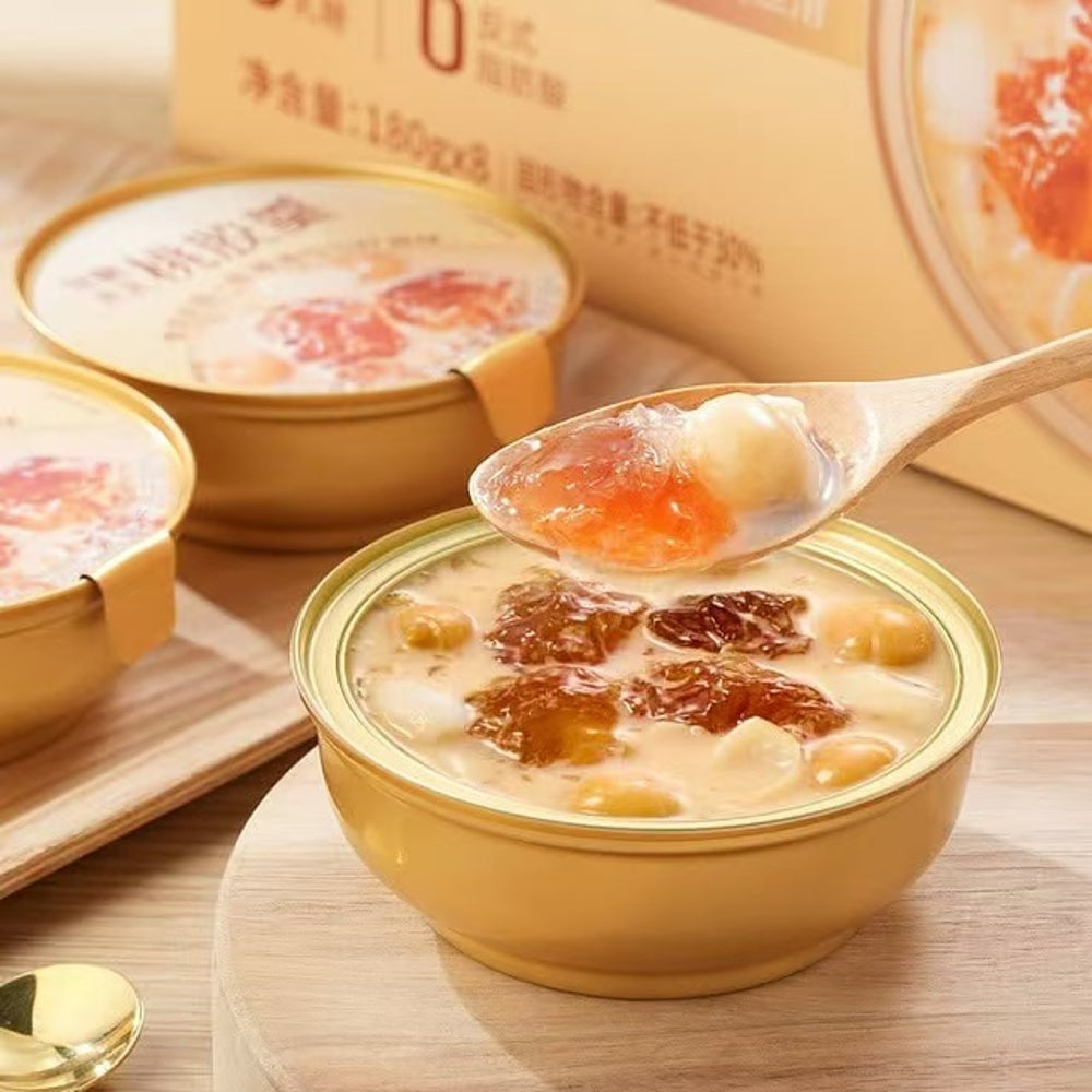 Meiru-Jiao-Caramel-Rice-Milk-Peach-Gum-Dessert-Soup-180g-–-Peach-Resin-Pudding-Cup-3