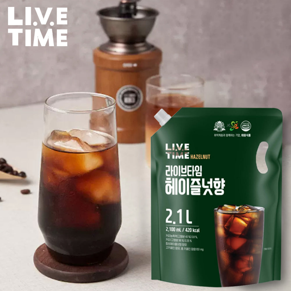 Live-Time-Hazelnut-Americano-Coffee-–-2.1L-Pouch---Ready-to-Drink-Iced-Coffee-3